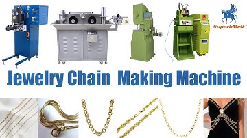 Jewelry Chain Making Machine,Automatic Gold Chain Making Machine for Bracelet, Necklace, Rope Chains