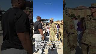 Surprising Son at U.S Air Force Tap Out Ceremony