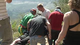 Table Mountain Accident Raw footage