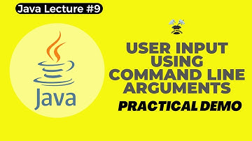 Input using Command Line Arguments | Java Tutorial for beginners | Tech Wizard