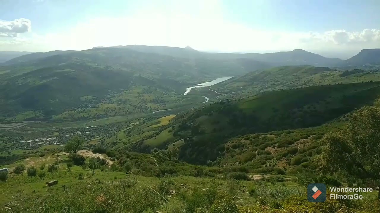 منظر بانوراميك لسد زردازة و ولاد احبابة من دوار اولاد حمزة. سكيكدة