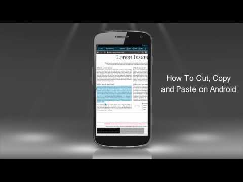 How to Cut, Copy and Paste Text on Android Phone