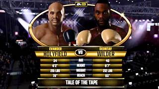 Evander Holyfield vs Deontay Wilder FULL FIGHT | Fight Night Forever AI Simulation Gameplay
