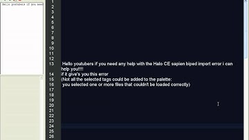 Halo CE Sapien Error help.avi