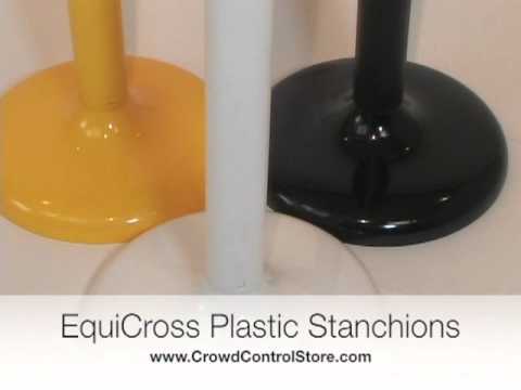 Plastic Stanchions & Plastic Chain for Crowd Control