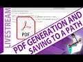 PDF Generation and Saving in FileMaker - Live Q&A Session