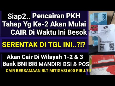 SIAP2.. BARU DI UMUMKAN PENCAIRAN PKH TAHAP 2 & BLT MITIGASI AKAN CAIR BULAN/TGL INI ??