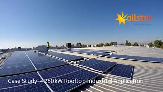 Case Study 3 – 250kW Rooftop Industrial Application