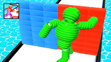 Rope-Man Run gameplay android, ios levels 11-27 | Gameplay A&I