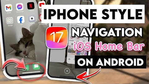 iPhone X Navigation Gesture (HomeBar Features) on Android