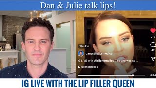 My IG LIVE with the Lip Filler Queen!