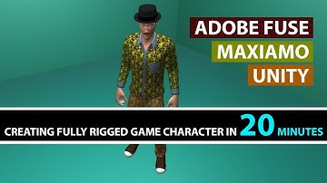 Creating Bull Fighter Character For Unity Game Using Adobe Fuse And Maxiamo In 20 minutes - Part 1