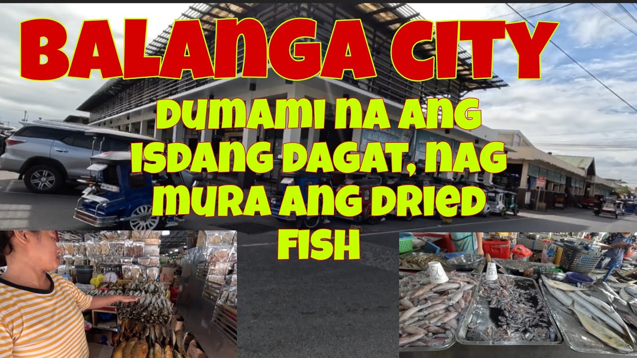 Balikan natin ang balanga bataan market | Dumami na ang isdang dagat | Nagmura nag tuyo