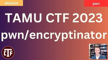 Leaking Stack Secrets - TAMUctf 2023 pwn/encryptinator