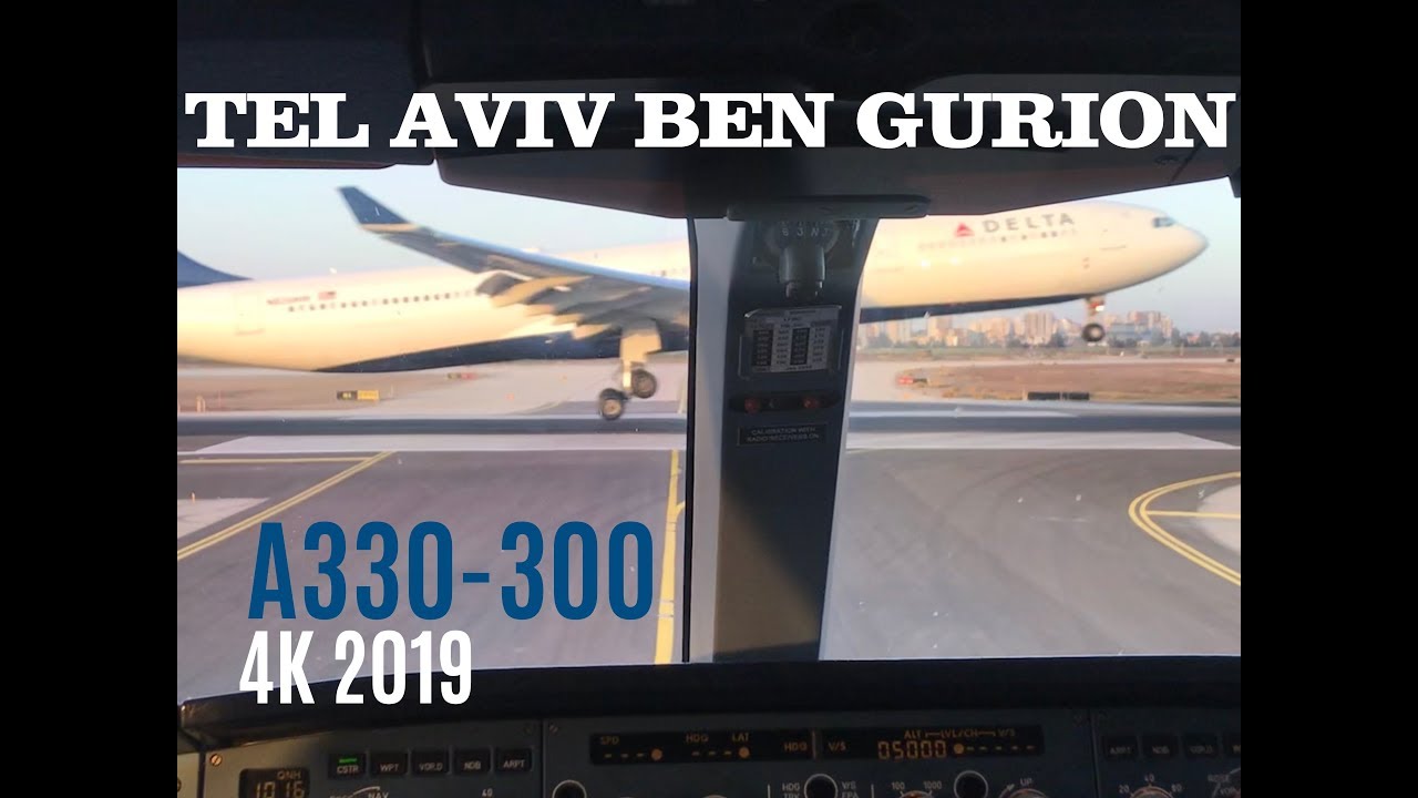 Tel Aviv A330-300 Takeoff :  AWESOME Trent 700 SOUND!