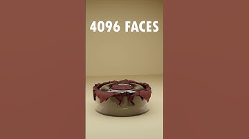 Cloth Simulation 1 VS 1 Million Faces #clothsimulation #3d #blender #3danimation