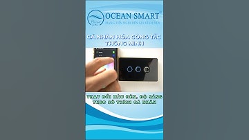 Công Tắc Cảm Ứng Hunonic Bluetooth Mesh Premium | Thay Đổi Màu Đèn, Độ Sáng Theo Sở Thích Cá Nhân