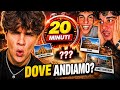 Prenotiamo Un VIAGGIO a SORPRESA in 20 MIN… SOLO con un ATLANTE ????✈️ | con i Bro