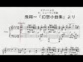 ピアノによる　Ｒ．シューマン作曲　「飛翔～「幻想小曲集」より」