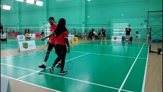 Badminton QF IPGMY P.PINANG  Mixed Double SemiPro Tour - Taufik / Sannatasha Vs Willy Teh / Cheryl