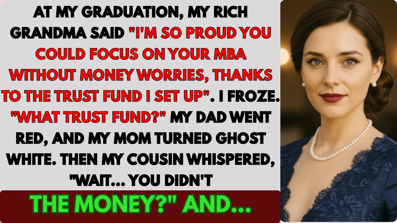 At My Graduation, My Rich Grandma Said 'Glad The Trust Fund Helped You Focus'...