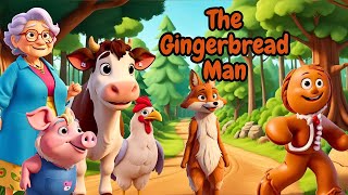 The Gingerbread Man | Full Story | Animated Fairy Tales For Children | 4K UHD