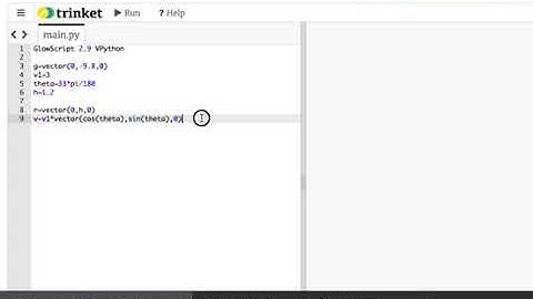 Numerical Calculation of Projectile Motion in Python