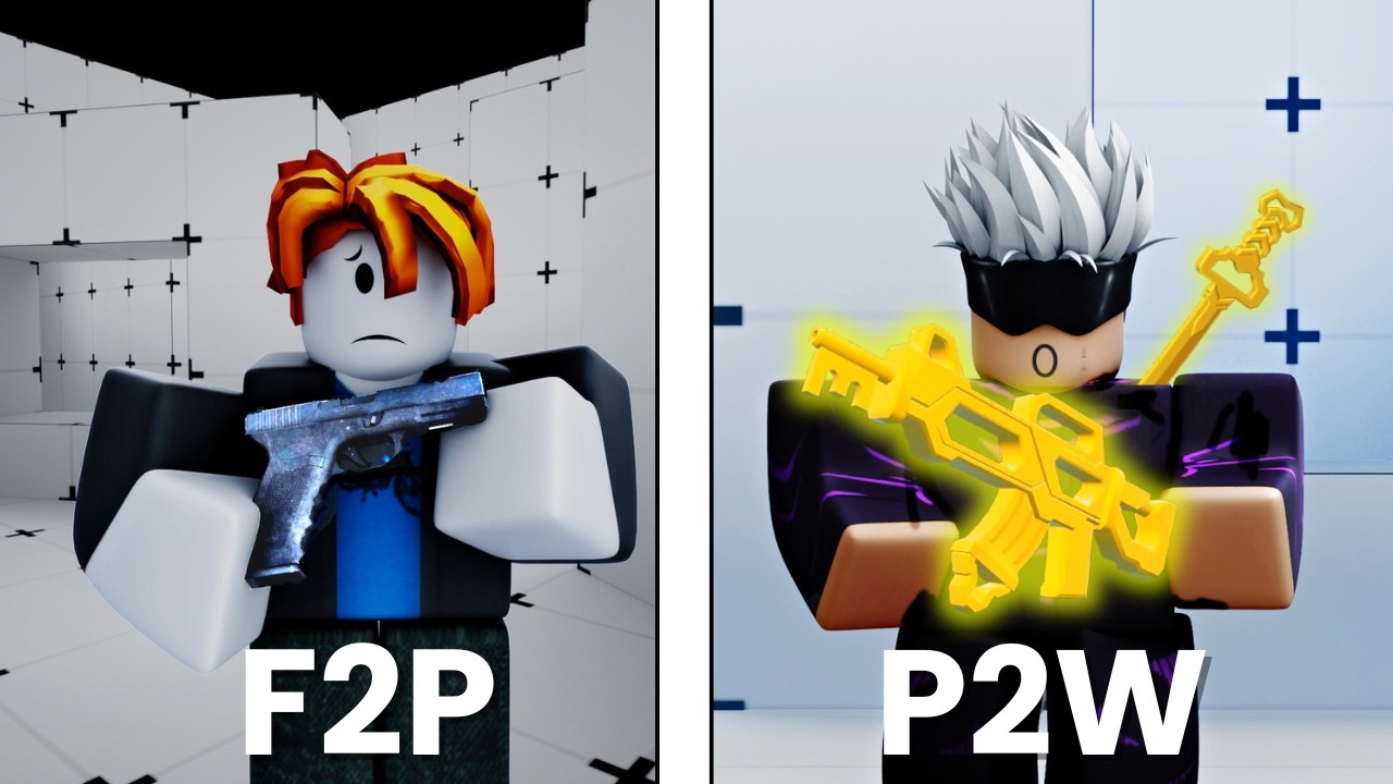 Real Noob Bought P2W Weapons in Roblox Rivals - YouTube