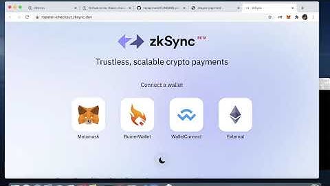 How to setup github donation using zksync payment link