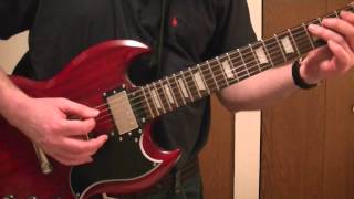 The Cult, &quot;Outlaw&quot; Rhythm guitar cover.