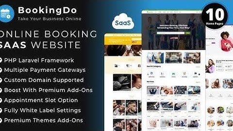 How to install BookingDo SaaS Multi Business Appointment Scheduling Service Booking Website Builder