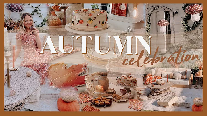 AN AUTUMN CELEBRATION | decorating & prepping to h...