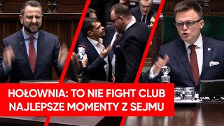 Hołownia w akcji. "To nie fight club". Najlepsze momenty z piątkowych obrad