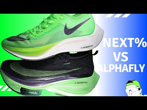 Nike Next% vs Nike Alphafly Next 