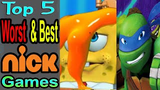 5 Worst/Best Nickelodeon Games