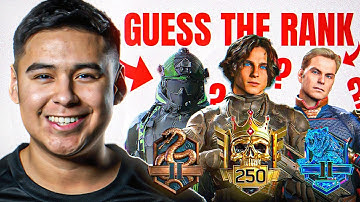 #1 PRO GUESSES YOUR MW3 RANK (TERRIBLE CLIPS)
