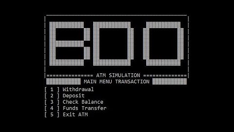 ATM SIMULATOR SYSTEM IN C++ WITH SOURCE CODE