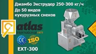 EXT300 | Джамбо Экструдер для кукурузных снеков 250-300 кг/ч