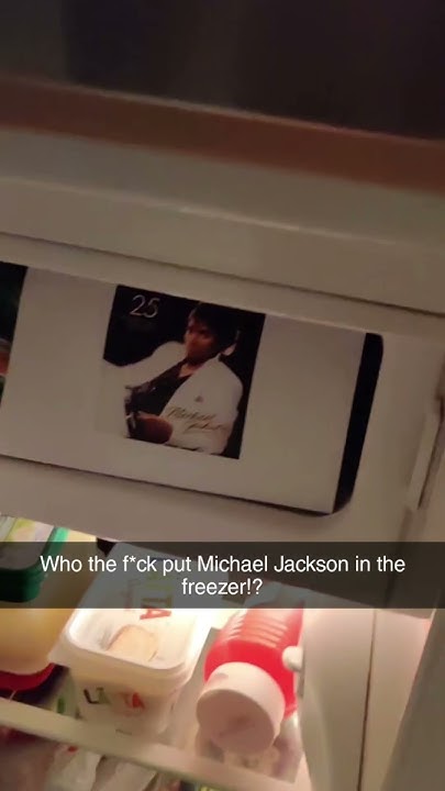 Yo Who Put Michael Jackson In The Freezer Yo who the f*ck put Michael Jackson in the Freezer!? - YouTube