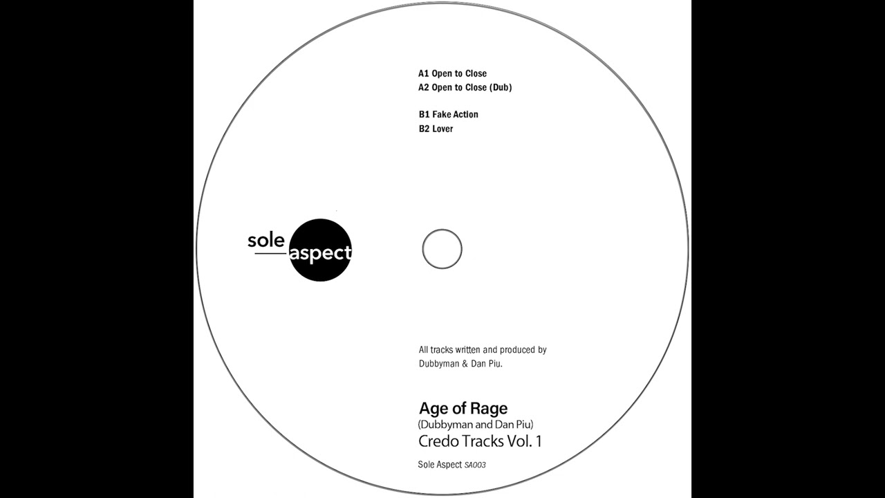 Age of Rage - Open To Close (Dub)