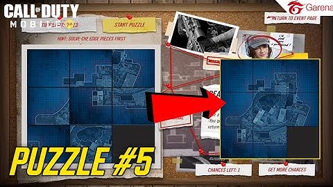 HOW TO SOLVE PUZZLE #5 in Finding Urban Tracker Event (Garena) | COD MOBILE