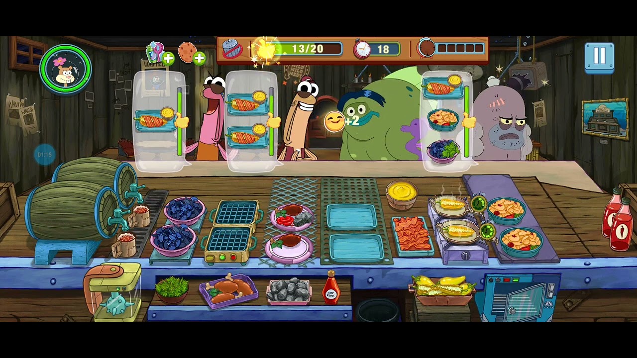 SpongeBob: Krusty Cook-Off - The Salty Spitoon (Level 47/80) - YouTube