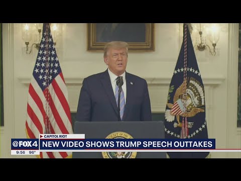 Outtake video shows Trump saying, 'I don't want to say the election is over,' day after Capitol atta