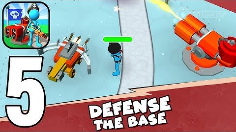 Nation Warfare: Tower Defense - Gameplay Walkthrough Part 5 Army Commander Defense (Android,iOS)