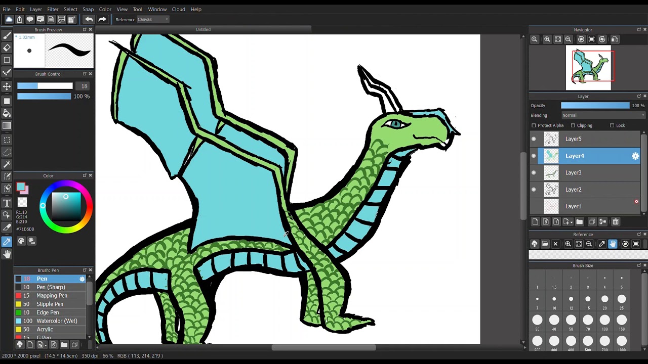 Speed Paint of Sparkwing Studios | Shiver_Moon Arts | READ DESC.