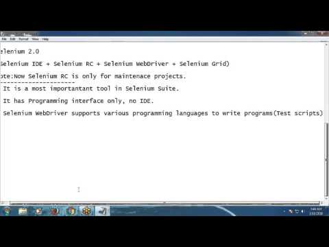 Selenium Tutorial 16: Introduction to Selenium WebDriver