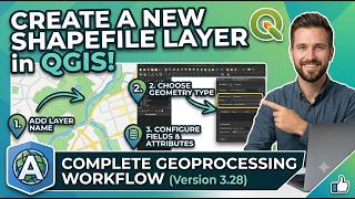 How to Create a New Shapefile Layer in QGIS
