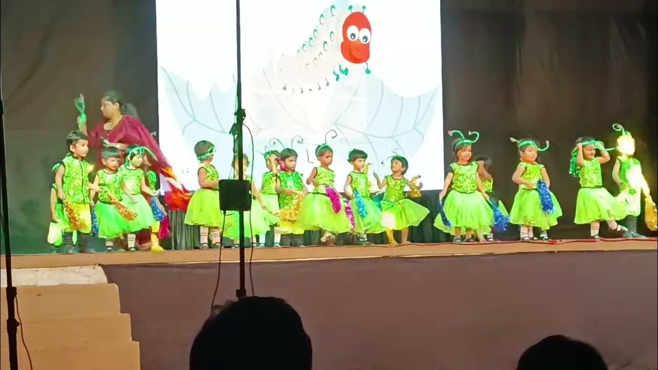 caterpillar danceplay group kids krayons international school YouTube