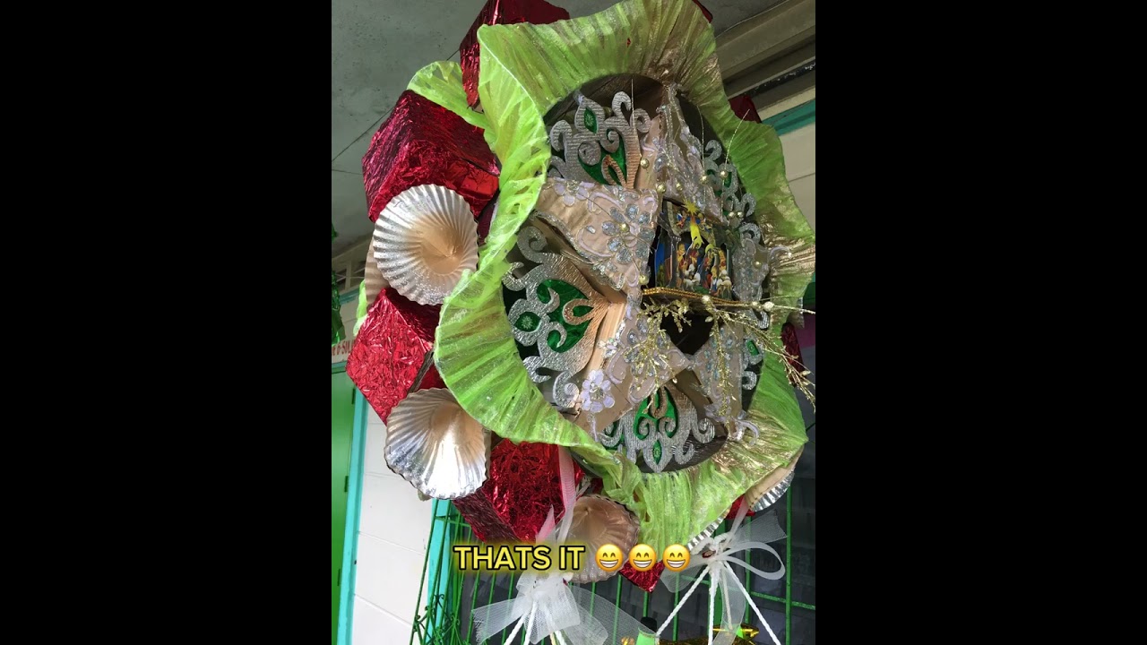 DIY Christmas Parol Making w/ Recycled Materials