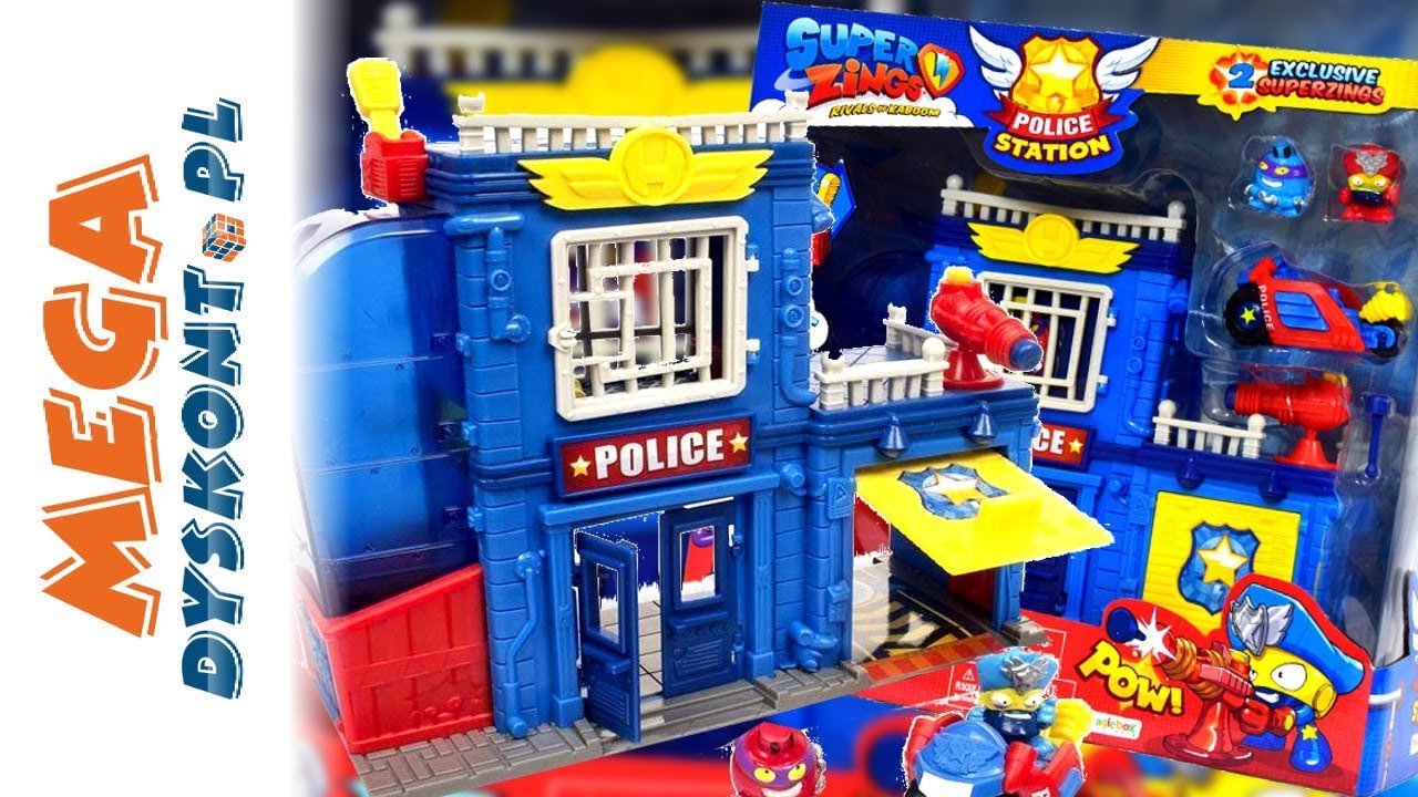 SUPER ZINGS seria 3 ⚡ ZESTAW POLICJA 🚔 MegaDyskont
